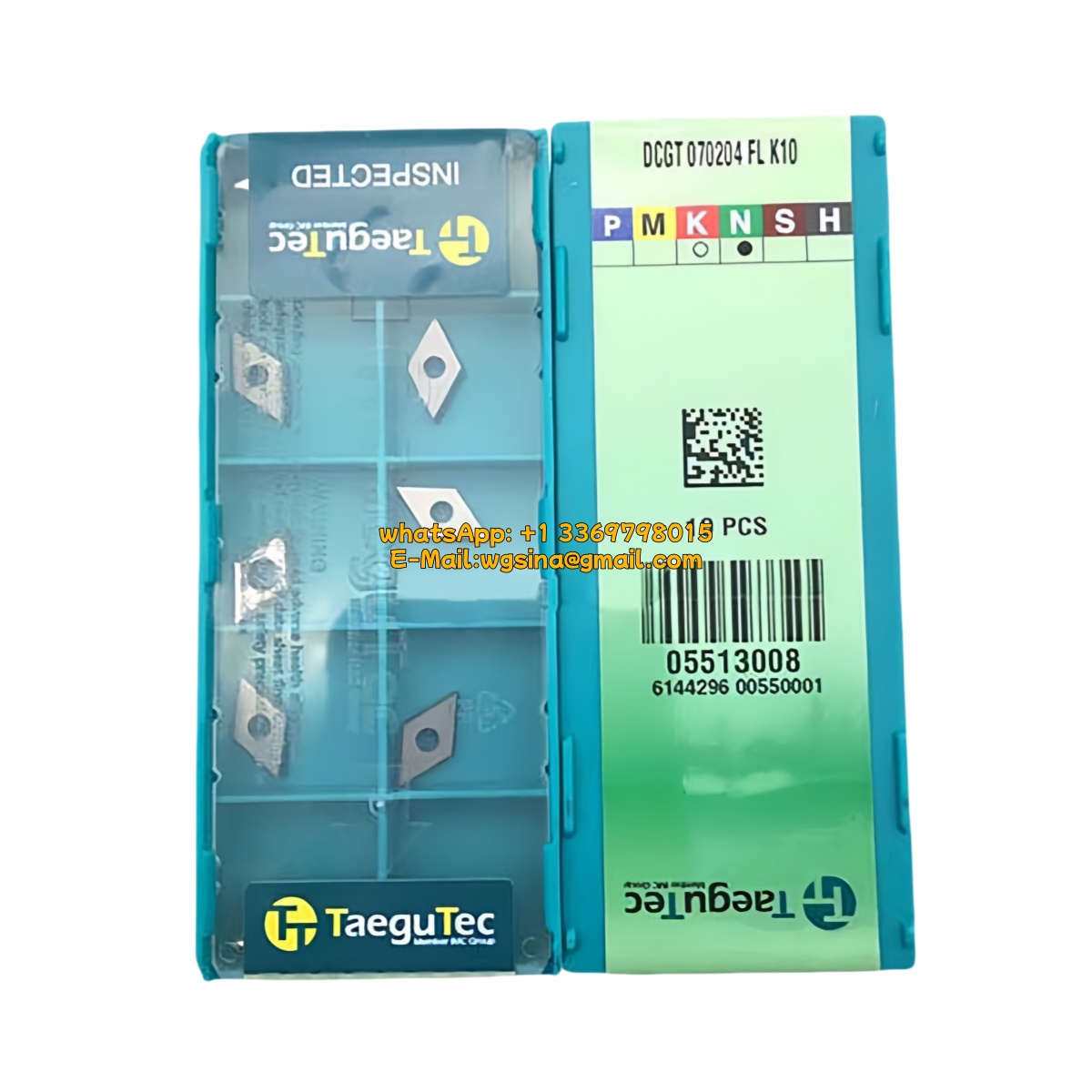 Taegutec 070204 Carbide Insert (10 PCS)