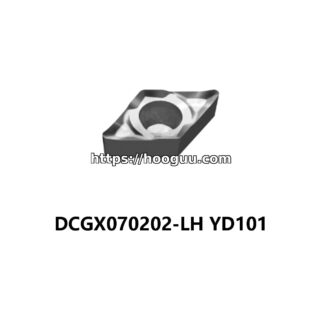 Original ZCC-CT DCGX070202-LH YD101 Carbide Turning Insert - Diamond 55° | Steel, Cast Iron, Aluminum (10 PCS)