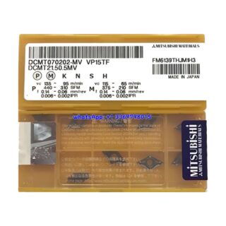 Original Mitsubishi DCMT070202-MV NX2525 Carbide Insert - Diamond 55° | Steel (10 PCS)