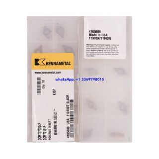 Original Kennametal DCMT070204-F Carbide Insert - Diamond 55° (10 PCS) DCMT070204-F K10P