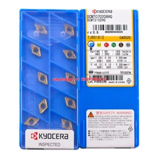 Original Kyocera DCMT070208-HQ CA5525 Carbide Insert - Diamond 55° | Steel (10 PCS)
