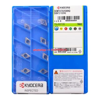 Original Kyocera DCMT070208-HQ Carbide Insert - Diamond 55° (10 PCS) TN60 DCMT070208-HQ TN60
