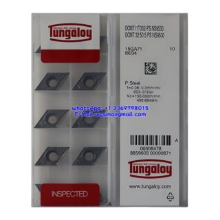 Original Tungaloy DCMT11T302-PS NS9530 Carbide Insert - Diamond 55° (10 PCS)
