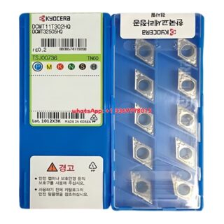Original Kyocera DCMT11T302HQ Carbide Insert - Diamond 55° (10 PCS) TN60 DCMT11T302HQ TN60