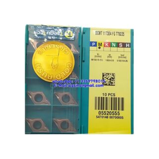 Original TaeguTec DCMT11T304-FG TT9225 Carbide Insert - Diamond 55° | Steel (10 PCS)