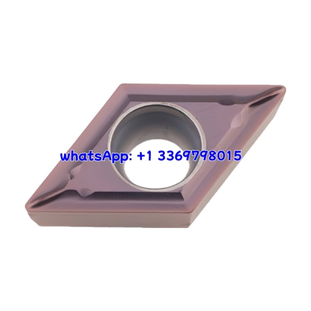 Original Mitsubishi DCMT11T304-FM VP15TF Carbide Insert - Diamond 55° | Steel, Stainless Steel (10 PCS)