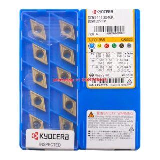 Original Kyocera DCMT11T304-GK CA5525 Carbide Insert - Diamond 55° | Steel (10 PCS)