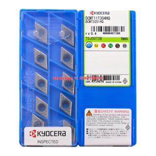 Original Kyocera DCMT11T304-MQ PR015S Carbide Turning Insert - Diamond 55° (10 PCS)