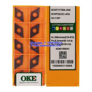 Original OKE DCMT11T304-JHQ OC115P Carbide Insert - Diamond 55° (10 PCS)
