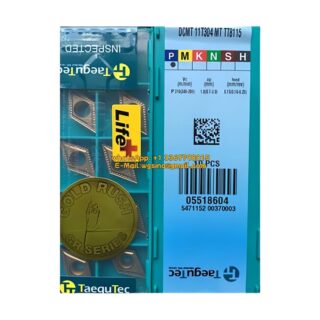 Original TaeguTec DCMT11T304-MT TT8115 Carbide Insert - Diamond 55° (10 PCS)