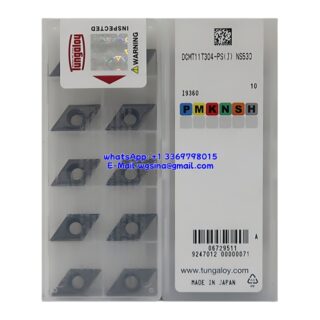 Original Tungaloy DCMT11T304-PS NS530 Carbide Insert - Diamond 55° (10 PCS)