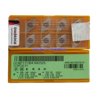 Original Mitsubishi DCMT11T304 NX2525 Carbide Insert - Diamond 55° | Steel (10 PCS)