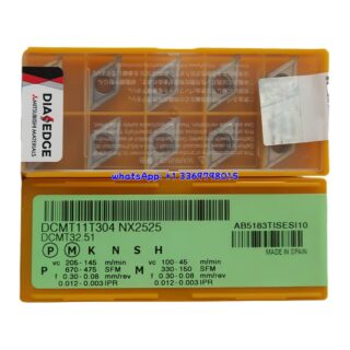 Original Mitsubishi DCMT11T304 NX2525 Carbide Insert - Diamond 55° | Steel, Stainless Steel (10 PCS)