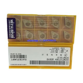 Original Mitsubishi DCMT11T304 UE6110 Carbide Insert - Diamond 55° (10 PCS)