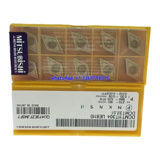 Original Mitsubishi DCMT11T304 UE6110 Carbide Insert - Diamond 55° | Steel, Stainless Steel (10 PCS)