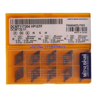 Original Mitsubishi DCMT11T304 VP15TF Carbide Insert - Diamond 55° | Steel & More (10 PCS)