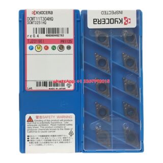 Original Kyocera DCMT11T304-HQ PR1125 Carbide Turning Insert - Diamond 55° (10 PCS)