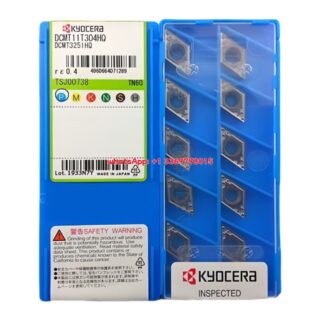Original Kyocera DCMT11T304HQ Carbide Insert - Diamond 55° (10 PCS) TN60 DCMT11T304HQ TN60