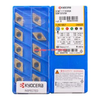 Original Kyocera DCMT11T308-GK CA5525 Carbide Insert - Diamond 55° | Steel (10 PCS)