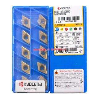 Original Kyocera DCMT11T308-HQ CA5525 Carbide Insert - Diamond 55° | Steel (10 PCS)