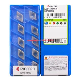 Original Kyocera DCMT11T308-HQ Carbide Insert - Diamond 55° (10 PCS) TN60 DCMT11T308-HQ TN60