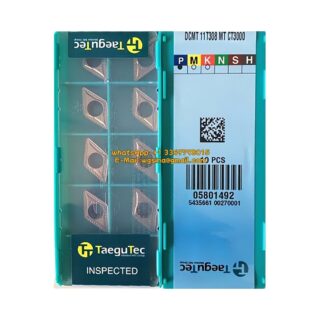 Original TaeguTec DCMT11T308-MT CT3000 Carbide Insert - Diamond 55° (10 PCS)