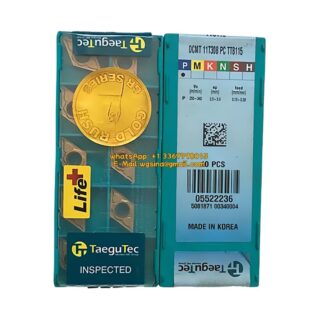 Original TaeguTec DCMT11T308-PC TT8115 Carbide Insert - Diamond 55° (10 PCS)