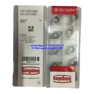 Original Tungaloy DCMT11T308-PS NS9530 Carbide Insert - Diamond 55° (10 PCS)