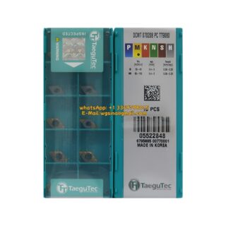 Original TaeguTec 070208 TT9080 Carbide Insert | Stainless Steel & More (10 PCS) DCMT DCMT 70208 PC TT9080