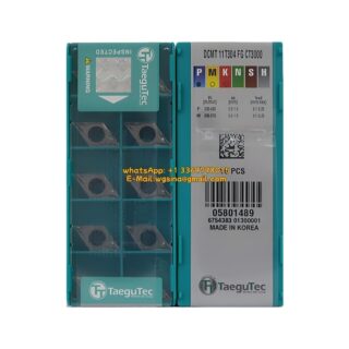 Original TaeguTec 11T304 CT3000 Carbide Insert (10 PCS) DCMT FG DCMT 11T304 FG CT3000