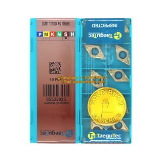 Original TaeguTec 11T304 TT5080 Carbide Insert (10 PCS) DCMT FG DCMT 11T304 FG TT5080