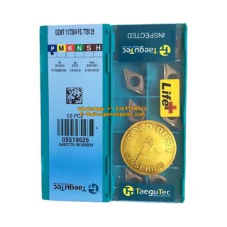 Original TaeguTec 11T304 TT8125 Carbide Insert | Steel (10 PCS) DCMT FG DCMT 11T304 FG TT8125
