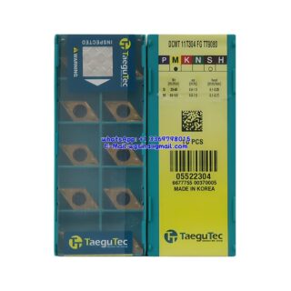 Original TaeguTec 11T304 TT9080 Carbide Insert | Stainless Steel & More (10 PCS) DCMT FG DCMT 11T304 FG TT9080