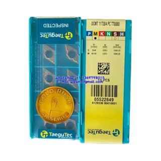 Original TaeguTec 11T304 TT9080 Carbide Insert | Stainless Steel & More (10 PCS) DCMT DCMT 11T304 PC TT9080