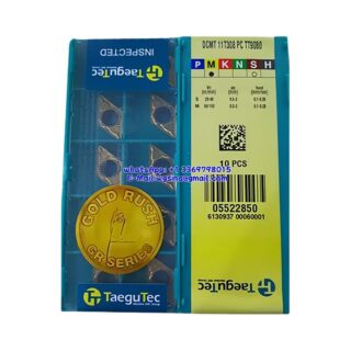 Original TaeguTec 11T308 TT9080 Carbide Insert | Stainless Steel & More (10 PCS) DCMT DCMT 11T308 PC TT9080