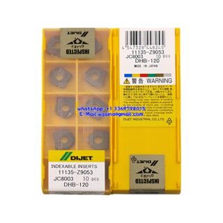 Original DIJET DHB-120 JC8003 Carbide Insert - Diamond 55° (10 PCS)