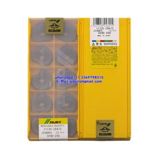 Original DIJET DHB-250 JC8003 Carbide Insert - Diamond 55° (10 PCS)