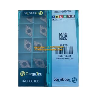 Original TaeguTec DNMG110404-FG CT3000 Carbide Insert - Diamond 55° (10 PCS)