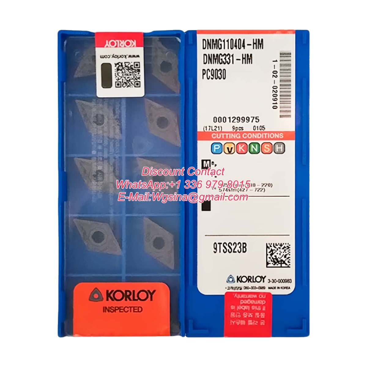DNMG110404-HM PC9030