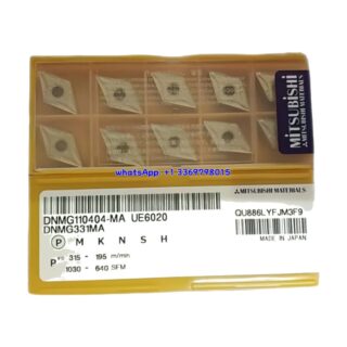 Original Mitsubishi DNMG110404-MA UE6020 Carbide Insert - Diamond 55° (10 PCS)