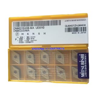 Original Mitsubishi DNMG110408-MA UE6110 Carbide Insert - Diamond 55° (10 PCS)