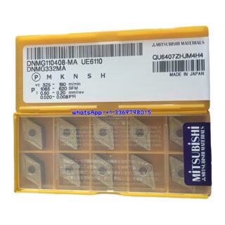 Original Mitsubishi DNMG110408-MA UE6110 Carbide Insert - Diamond 55° | Steel & More (10 PCS)