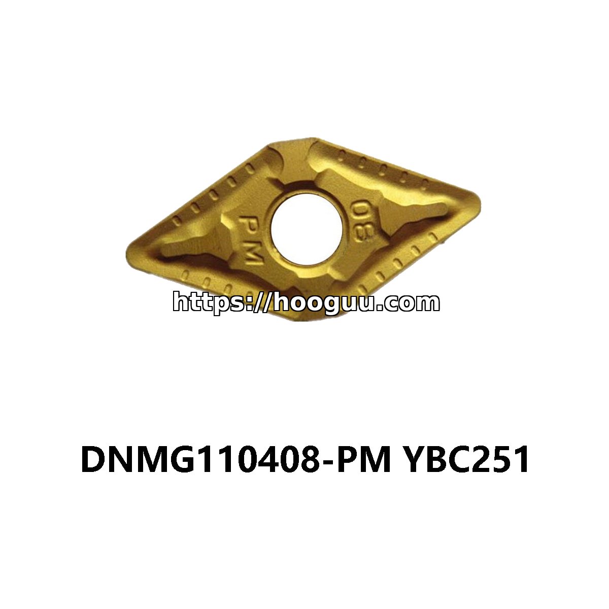 Original ZCC-CT DNMG110408-PM YBC251 Carbide Insert - Diamond 55° | Steel, Stainless Steel (10 PCS) - Image 2