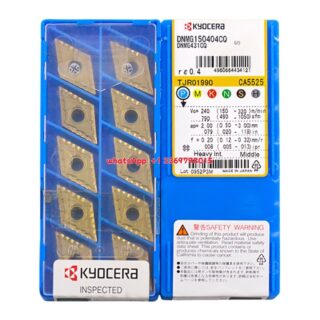 Original Kyocera DNMG150404-CQ CA5525 Carbide Insert - Diamond 55° | Steel (10 PCS)