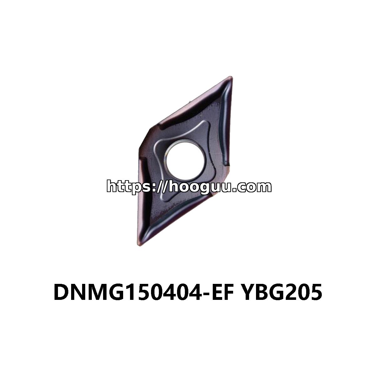 Original ZCC-CT DNMG150404-EF YBG205 Carbide Insert - Diamond 55° | Steel & More (10 PCS) - Image 2