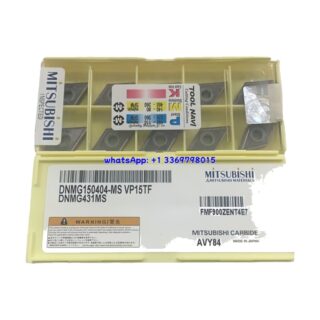 Original Mitsubishi DNMG150404-MS VP15TF Carbide Insert - Diamond 55° | Steel, Stainless Steel (10 PCS)