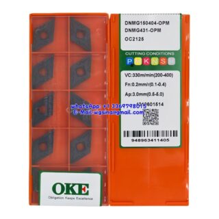 Original OKE DNMG150404-OPM OC2125 Carbide Insert - Diamond 55° (10 PCS)