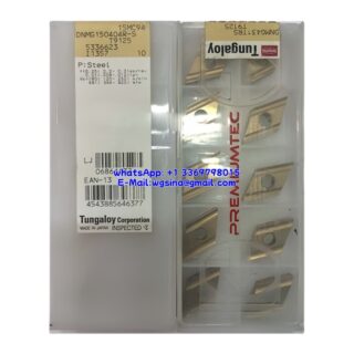 Original Tungaloy DNMG150404R-S T9125 Carbide Insert - Diamond 55° | Steel (10 PCS)