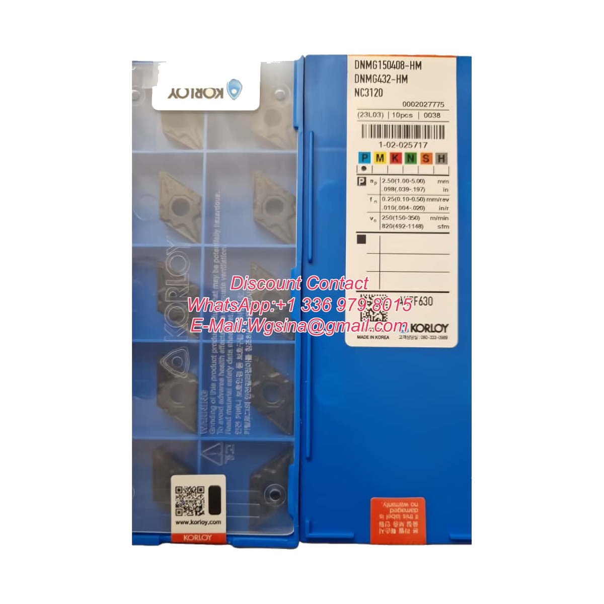 DNMG150408-HM NC3120