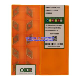 Original OKE DNMG150408-JHQ OC5525 Carbide Insert - Diamond 55° (10 PCS)